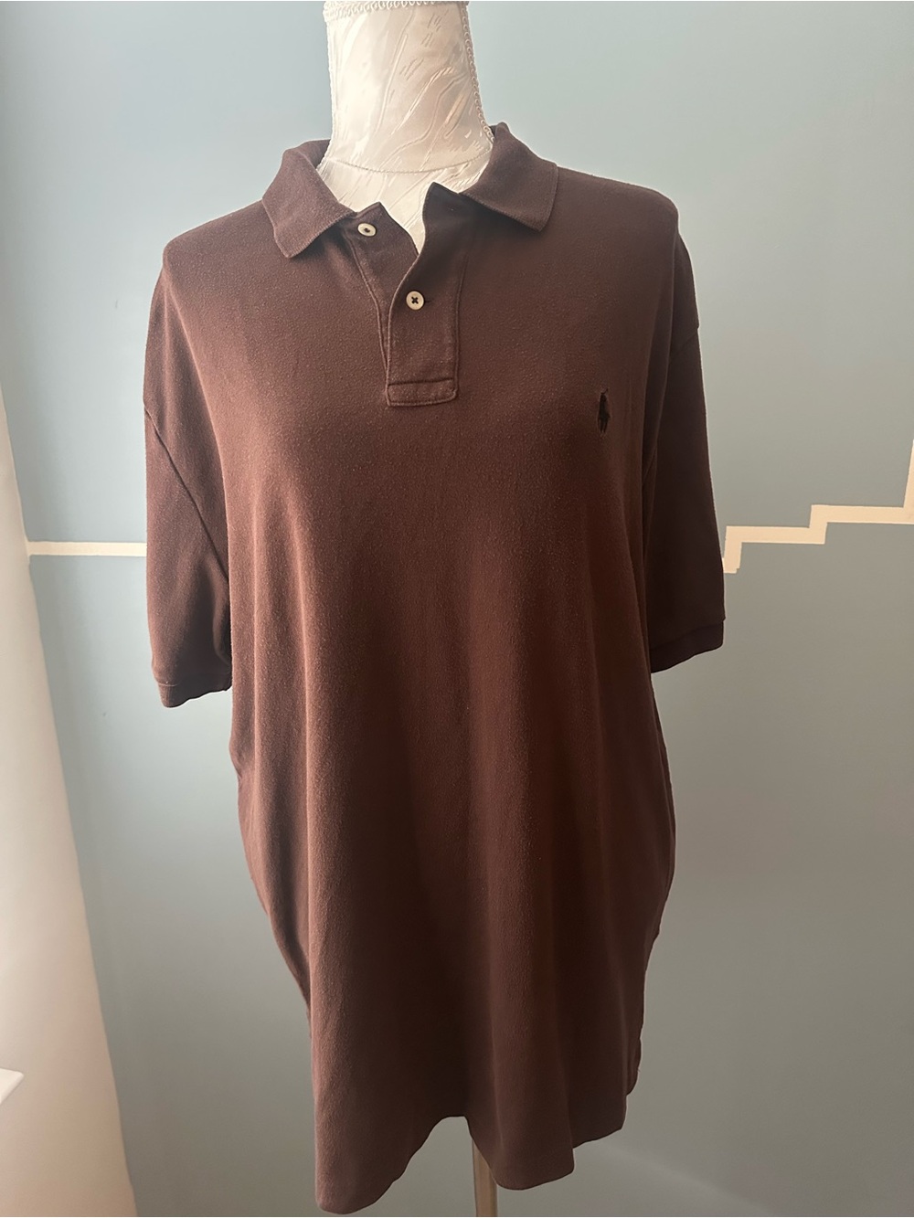 Ralph Lauren Men's Dark Brown Short-Sleeve Polo